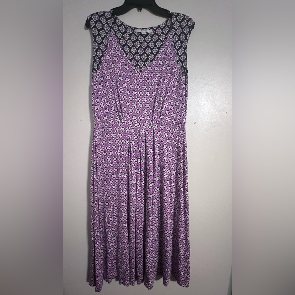 BODEN flower patterned  Gwendolyn Jersey Dress size 12